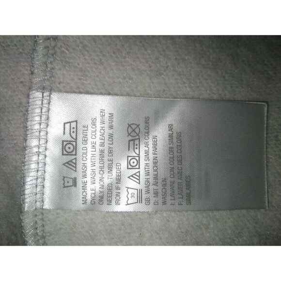 Peace Love World Gray Camo Hoodie Full Zip XXS - Picture 8 of 9